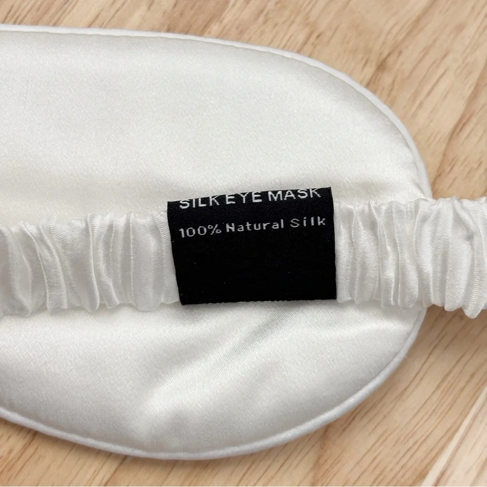 Silk Sleep Mask in White